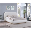 Pemberly Row Modern / Contemporary Cream Soft Fabric Full Bed