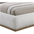 Pemberly Row Modern / Contemporary Cream Soft Fabric Full Bed