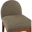 Pemberly Row Boucle Fabric Olive Green Stool Rectangular Counter Height 18