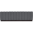 Pemberly Row Modern / Contemporary Grey Fabric 3pc. Modular Sofa