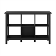 Pemberly Row 6 Cube Organizer in Classic Black - Engineered Wood