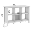 Pemberly Row 6 Cube Organizer in Classic Black - Engineered Wood