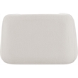 Pemberly Row Contemporary Boucle Fabric Chair with Ball Pillows in Rich Cream