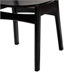 Pemberly Row Dark Brown Finished Wood and Rattan 7-Piece Dining Set