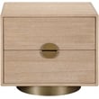Pemberly Row Modern / Contemporary Natural Night Stand / Side Table