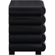 Pemberly Row Modern / Contemporary Black Night Stand / Side Table