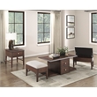 Pemberly Row Modern / Contemporary Wood End Table in Brown Finish