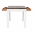 Pemberly Row 6-Piece Farmhouse Wood Counter Dining Set in Antique White/Brown