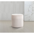 Pemberly Row Modern / Contemporary Soft Microsuede Fabric Beige Ottoman / Stool
