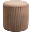 Pemberley Row Microsuede Brown Ottoman Square Contemporary Design 16.5