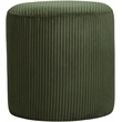 Pemberly Row Modern / Contemporary Soft Microsuede Fabric Green Ottoman / Stool