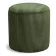 Pemberly Row Modern / Contemporary Soft Microsuede Fabric Green Ottoman / Stool