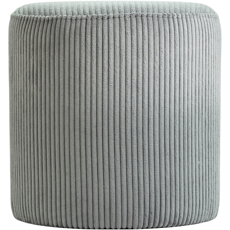 Pemberly Row Modern / Contemporary Soft Microsuede Fabric Grey Ottoman / Stool