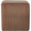 Pemberley Row Microsuede Brown Ottoman Square Soft 16.5