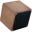 Pemberley Row Microsuede Brown Ottoman Square Soft 16.5