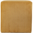 Pemberly Row Modern / Contemporary Soft Microsuede Fabric Yellow Ottoman / Stool