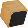 Pemberly Row Modern / Contemporary Soft Microsuede Fabric Yellow Ottoman / Stool