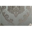 Pemberly Row Tufted Fabric & Wood Sofa with 5 Pillows in Gray/Bronze