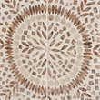 Pemberly Row Wood & Mother of Pearl Storage Cabinet in White and Brown