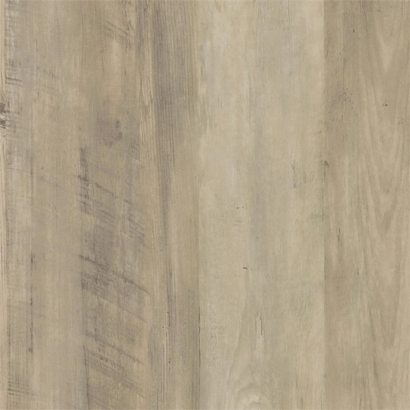 Pemberly Row Square Engineered Wood End Table With Shelf Pine and Gray
