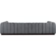 Pemberly Row 6-Piece Contemporary Fabric U-Shaped Modular Sectional in Dark Gray