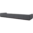 Pemberly Row 9-Piece U-Shaped Contemporary Fabric Modular Sectional in Dark Gray