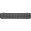 Pemberly Row 7-Piece U-Shaped Contemporary Fabric Modular Sectional in Dark Gray