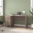 Pemberly Row 54W Office Desk with Drawers in Ash Gray - Engineered Wood