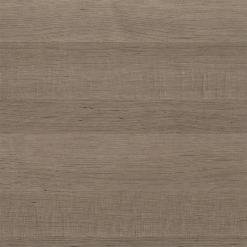 Pemberly Row 54W Office Desk with Drawers in Ash Gray - Engineered Wood