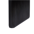 Pemberley Row Wood Veneer Black Dining Table Rectangular Modern 68