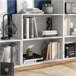 Pemberley Row MDF White Bookcase Rectangular Stackable 23.6