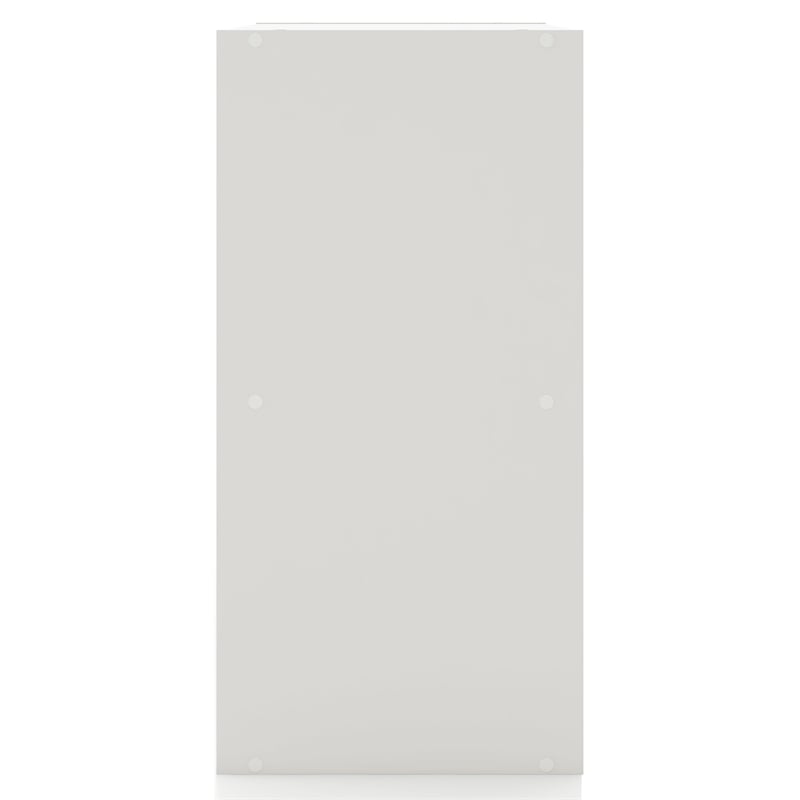 Pemberley Row MDF White Bookcase Rectangular Stackable 23.6