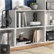 Pemberley Row MDF White Bookcase Rectangular Stackable 23.6