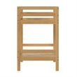 Pemberley Row Solid Wood Natural Pine Bunk Bed Twin Over Twin 77.5