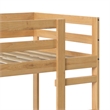 Pemberley Row Solid Wood Natural Pine Bunk Bed Twin Over Twin 77.5