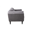 Pemberly Row Modern / Contemporary Boucle Fabric Sofa in Gray