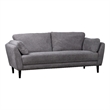 Pemberly Row Modern / Contemporary Boucle Fabric Sofa in Gray