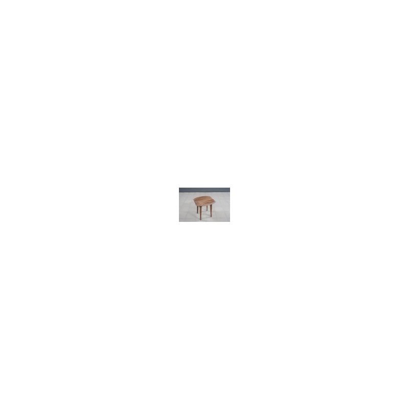Pemberly Row Modern Solid Sheesham Wood End Table in Natural