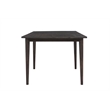 Pemberly Row Solid Wood Butterfly Ext. Counter Table in Gray