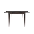 Pemberly Row Solid Wood Butterfly Ext. Counter Table in Gray