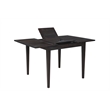 Pemberly Row Solid Wood Butterfly Ext. Counter Table in Gray