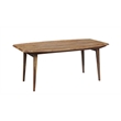 Pemberly Row Modern Solid Sheesham Wood Dining Table in Natural