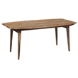 Pemberly Row Modern Solid Sheesham Wood Dining Table in Natural