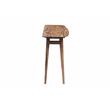 Pemberly Row Modern Solid Sheesham Wood Console Table in Natural