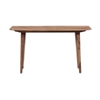 Pemberly Row Modern Solid Sheesham Wood Console Table in Natural