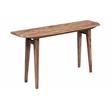 Pemberly Row Modern Solid Sheesham Wood Console Table in Natural