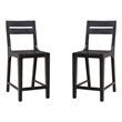 Pemberly Row Set of 2 Solid Sheesham Wood 24