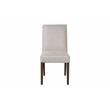Pemberly Row Contemporary Solid Wood Dining Chair in Cream Finish (Set of 2)