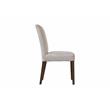 Pemberly Row Contemporary Solid Wood Dining Chair in Cream Finish (Set of 2)
