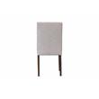Pemberly Row Contemporary Solid Wood Dining Chair in Cream Finish (Set of 2)